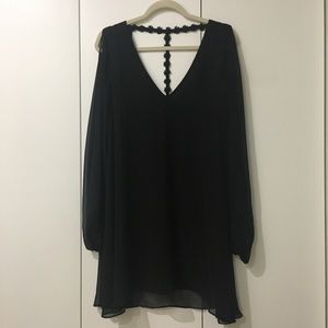 Breezy and Backless Black Dress